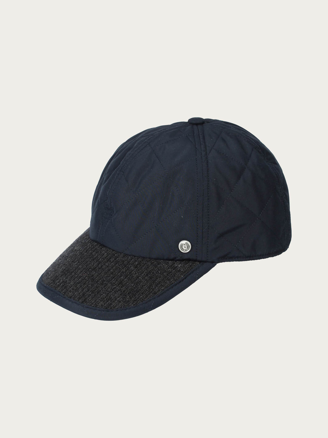 bugatti Baseballkappe in Stepp-Optik mit Ohrenklappen - navy / 55 | 629202-590-55