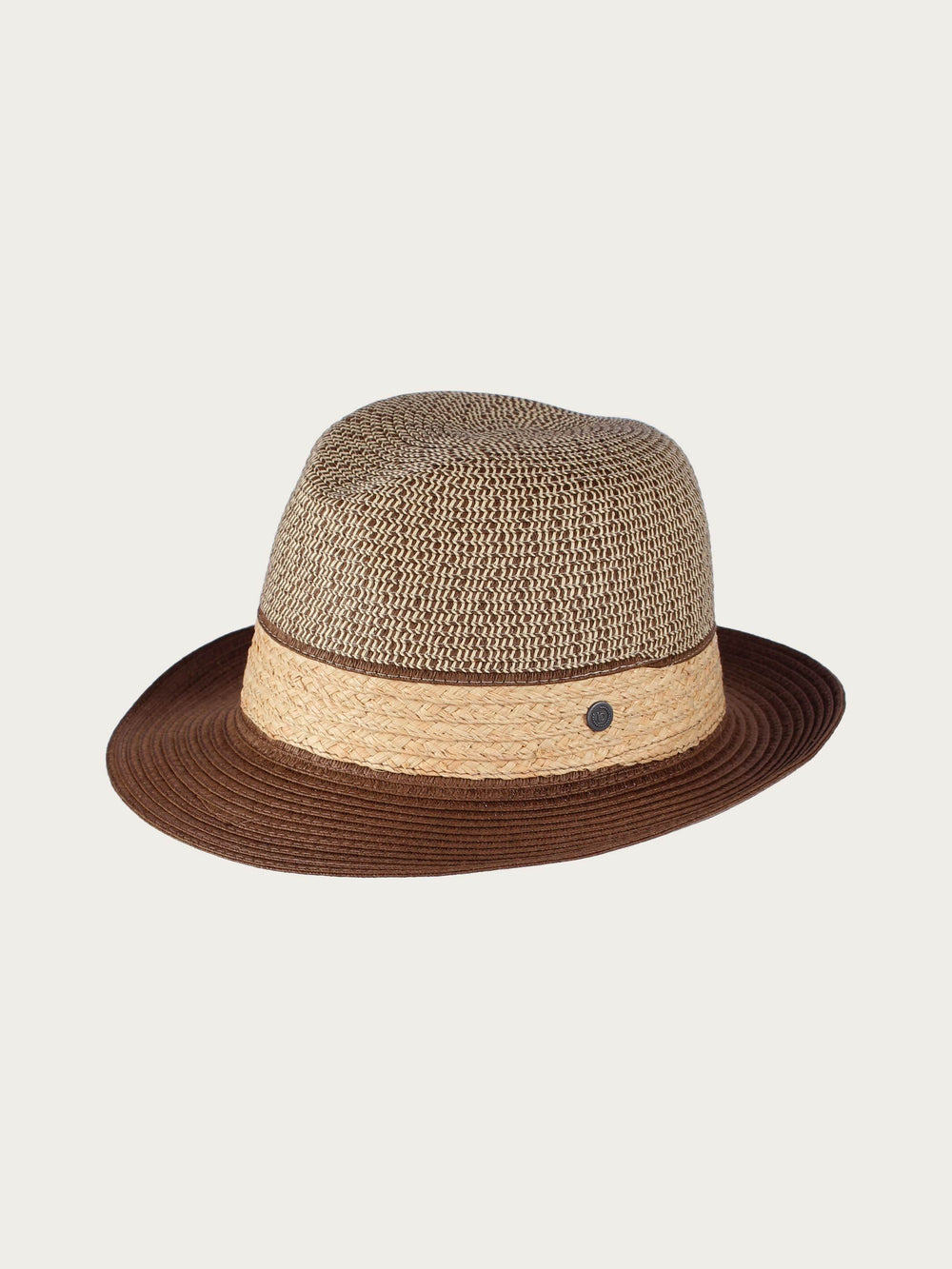 Sommer-Fedora mit Melange-Effekt - camel / 57 | 629004-180-57