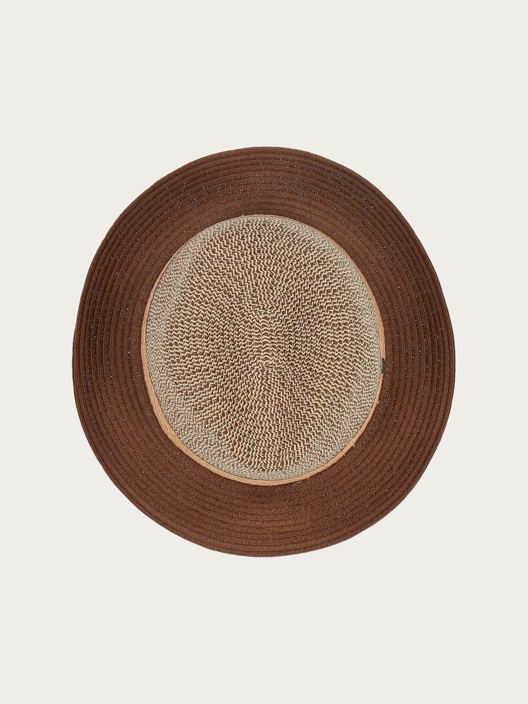 Sommer-Fedora mit Melange-Effekt - camel / 57 | 629004-180-57