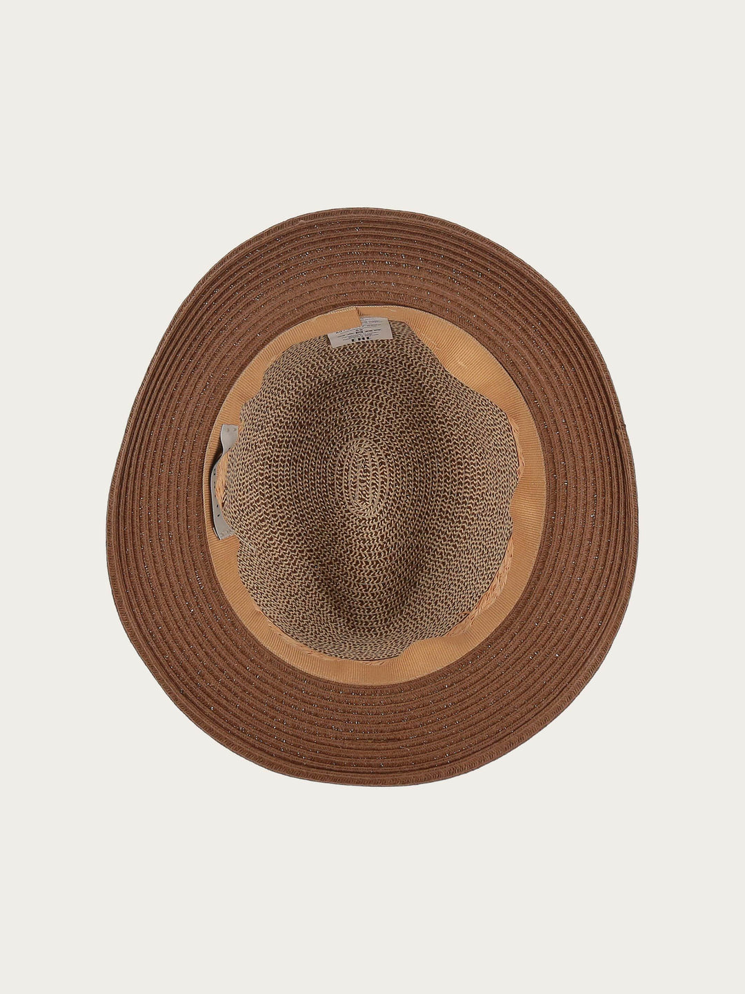 Sommer-Fedora mit Melange-Effekt - camel / 57 | 629004-180-57