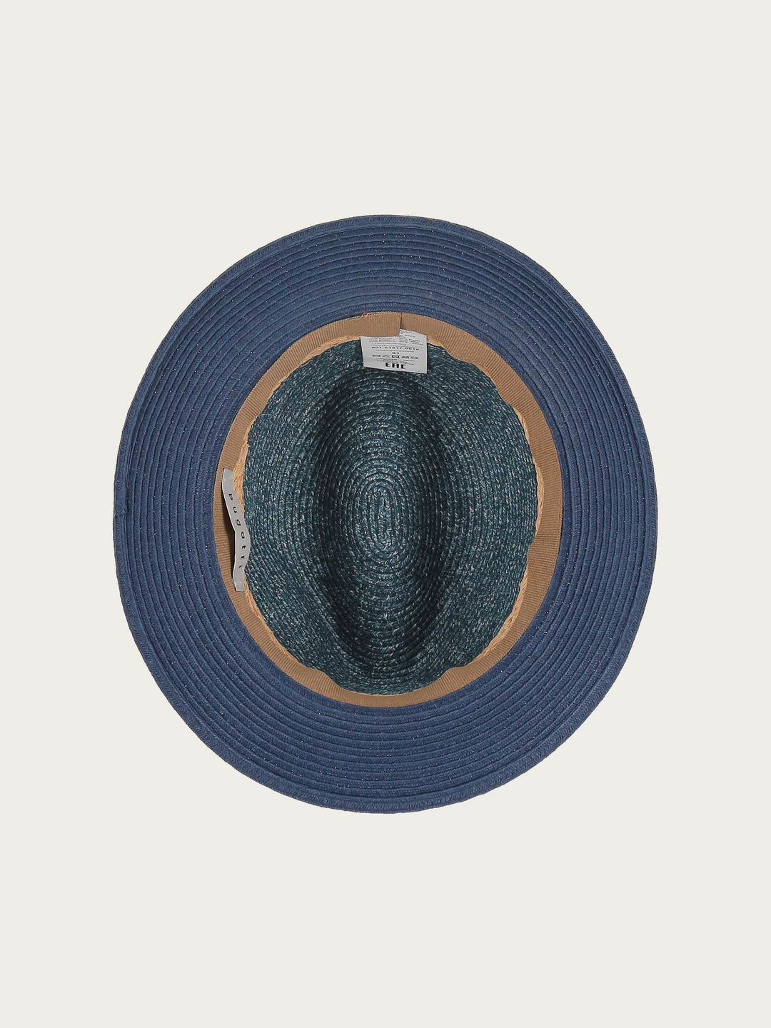 Sommer-Fedora mit Melange-Effekt - denim / 57 | 629004-580-57