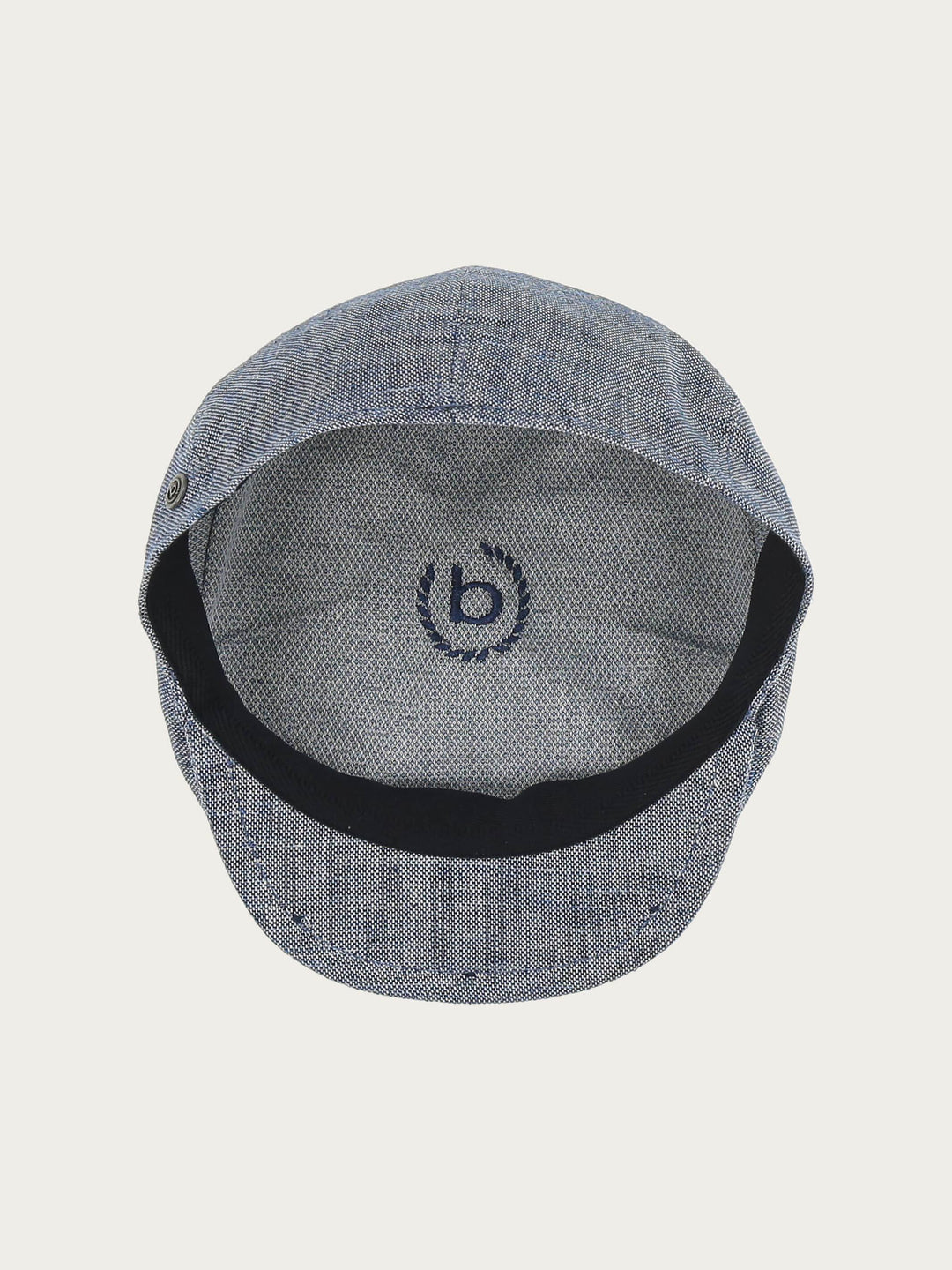 Ballonmütze im Bakerboy Cap Stil in Leinenmischung - light grey / 57 | 629112-950-57