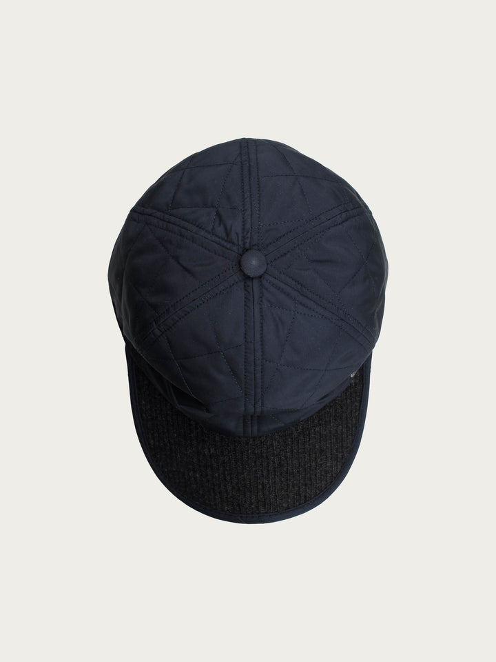 bugatti Baseballkappe in Stepp-Optik mit Ohrenklappen - navy / 57 | 629202-590-57