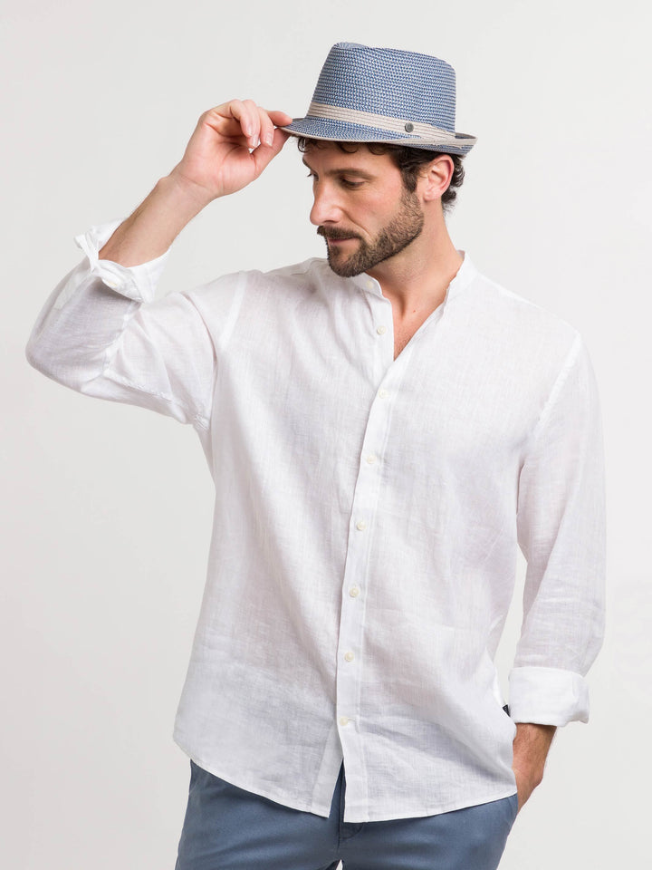 Faltbarer Trilby für den Sommer - denim / 59 | 629002-580-59