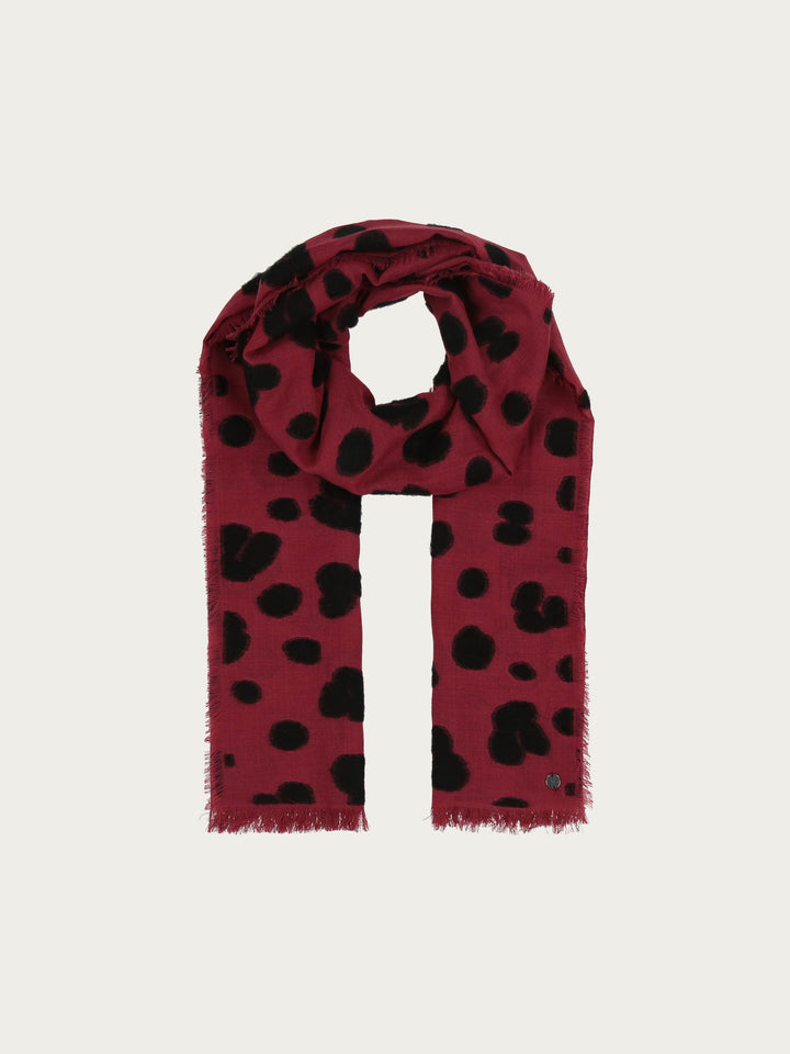 Fil Coupé scarf with leo design