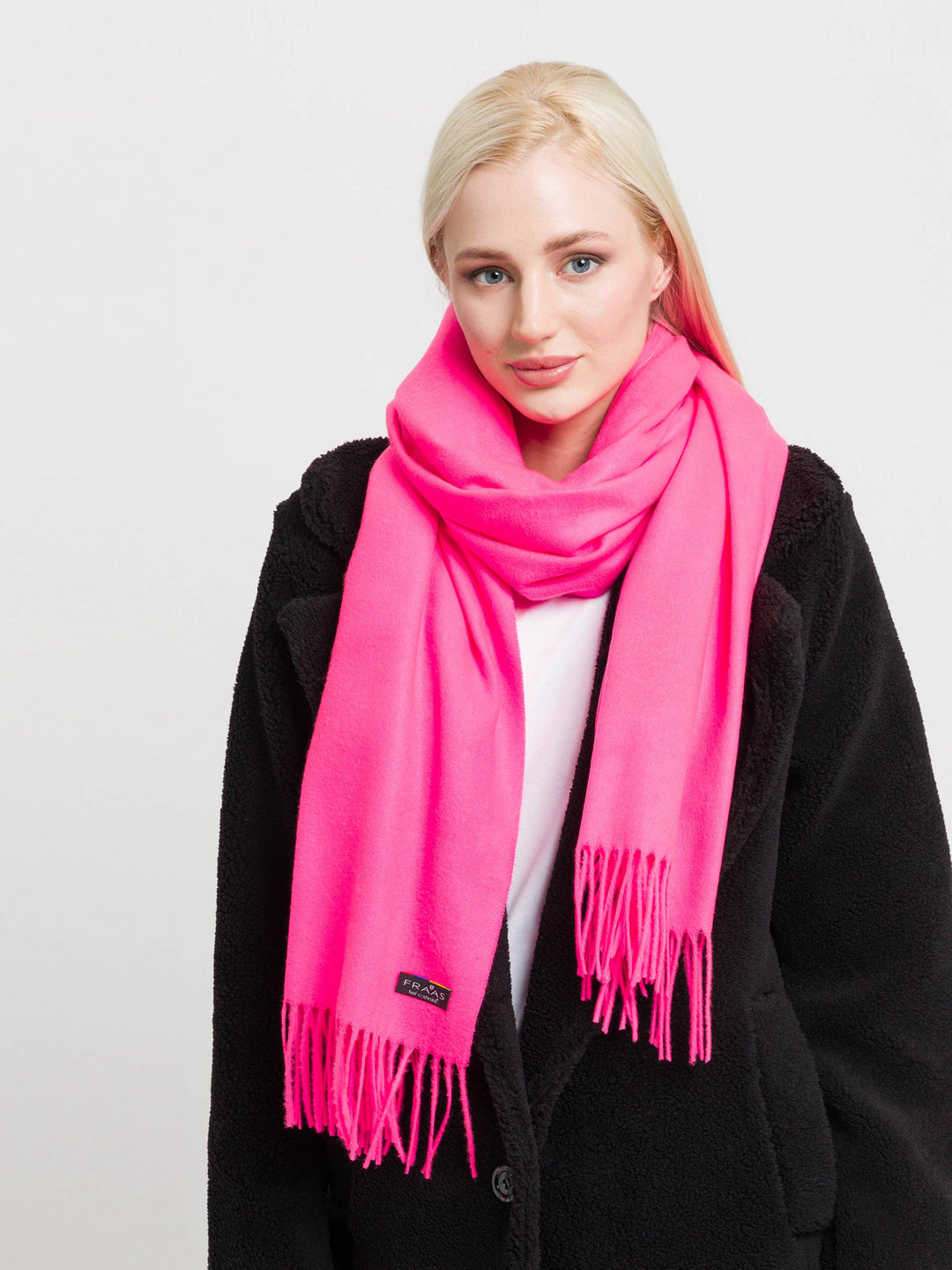 Big plain Cashmink scarf - Made in Germany