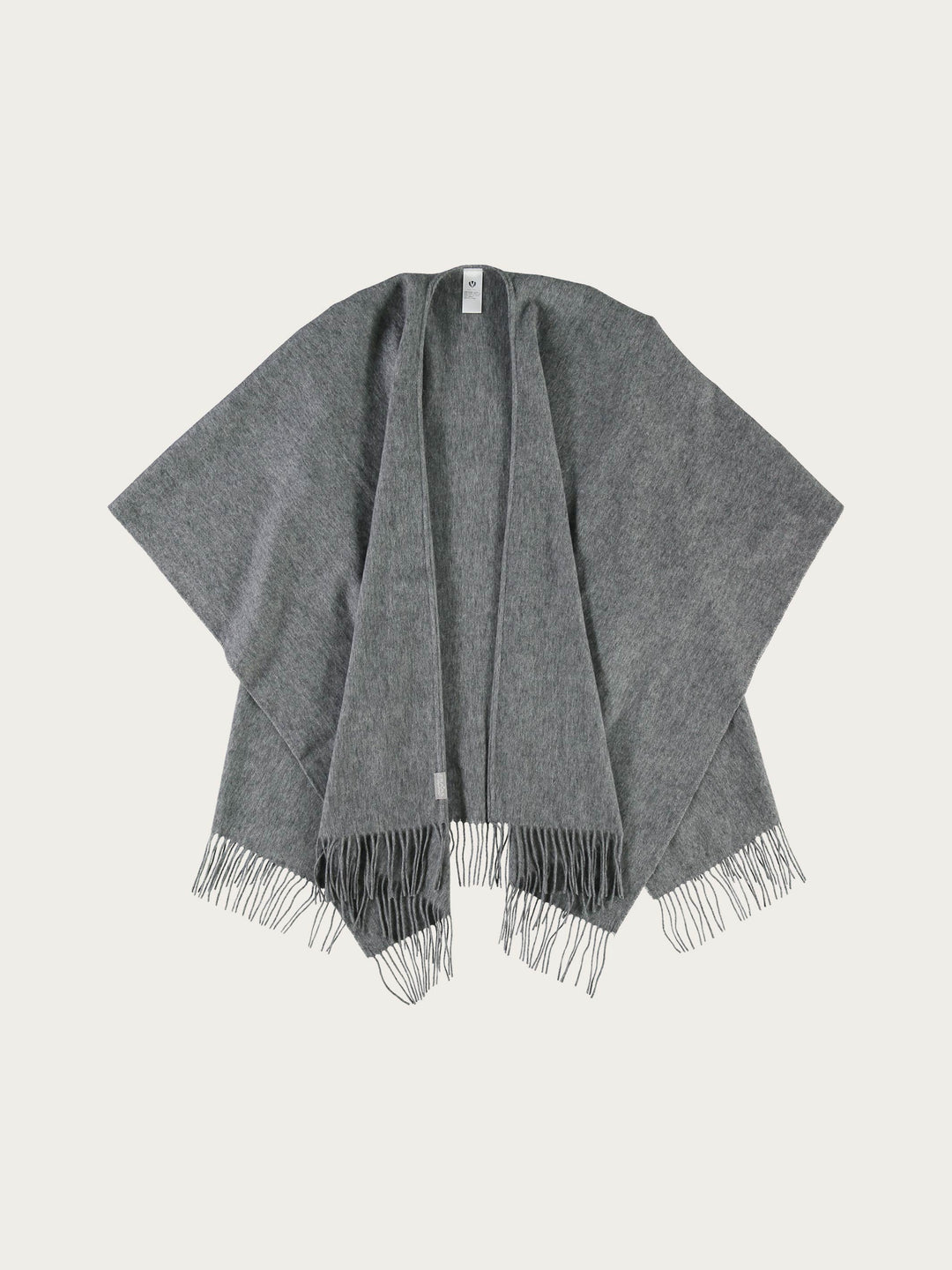 Poncho made of pure wool