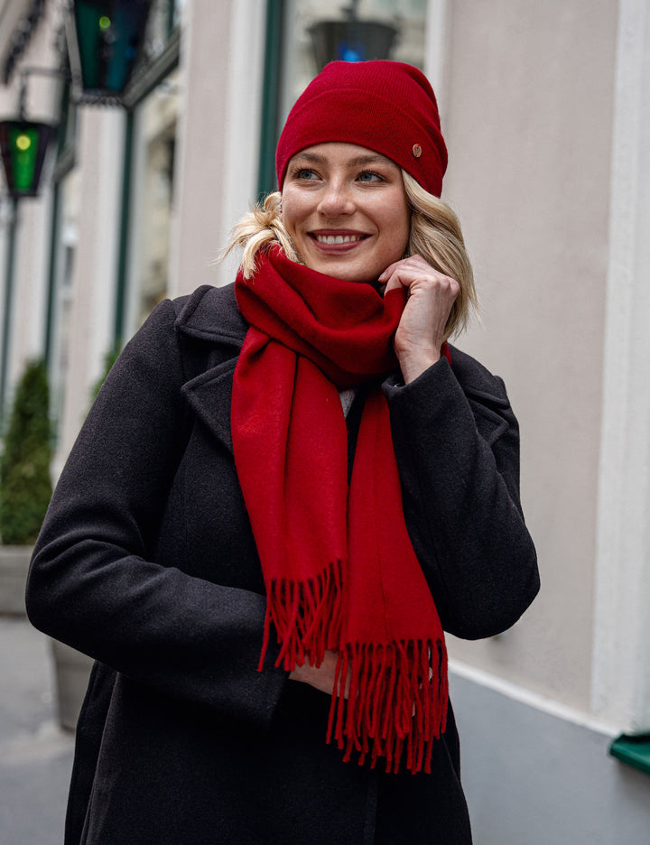 Scarf in pure cashmere