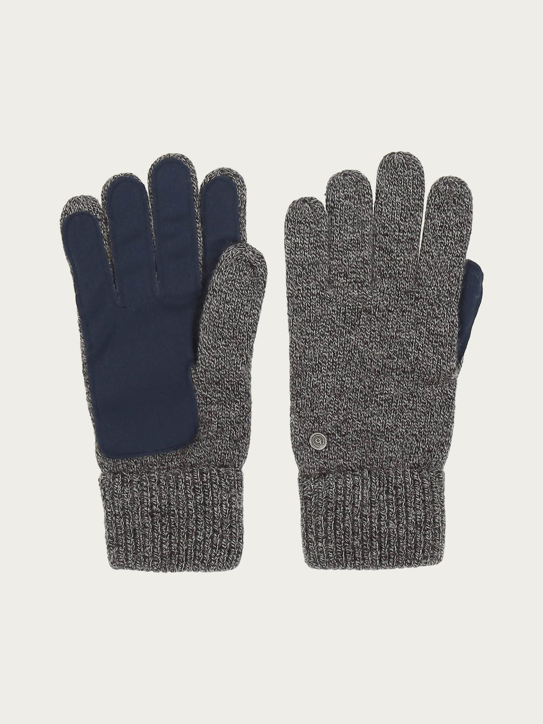 Melierte bugatti Strickhandschuhe in Wollmischung - grey / M | 629601-960-M