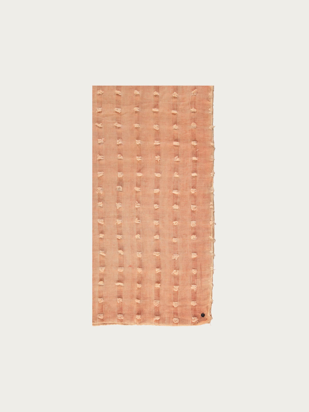 Fil Coupé Stola mit Quadraten - terracotta / OneSize | 602033-281