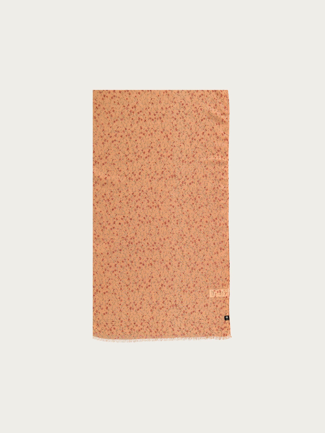 Stola in Millefleurs-Design aus Polyester - terracotta / OneSize | 602050-281