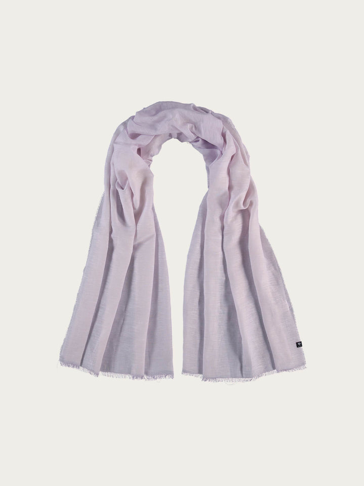 Einfarbige Stola in Hanfmischung - lavender / OneSize | 609035-460