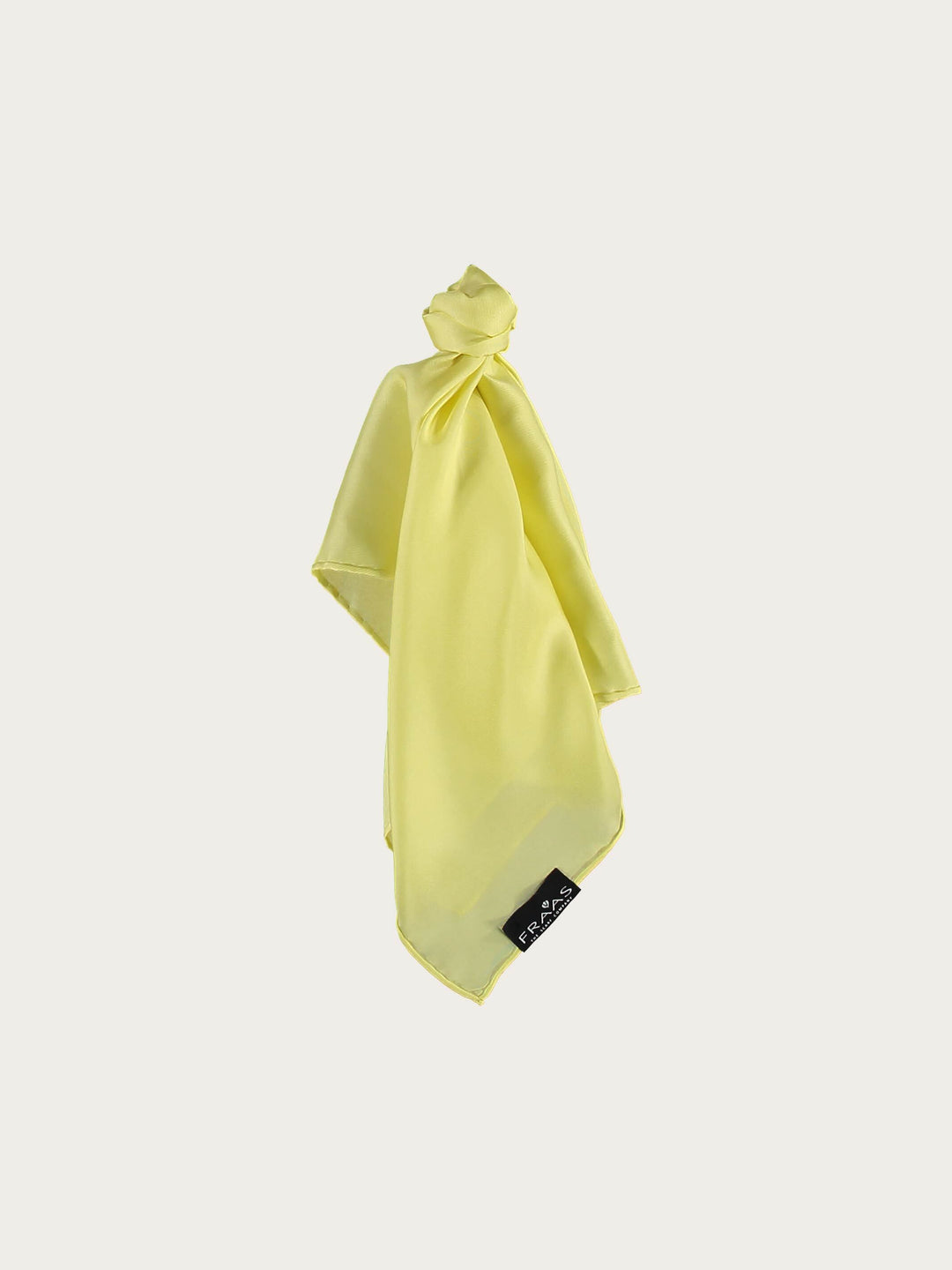 Einfarbiges Nickituch aus reiner Seide - lemon / OneSize | 612193-110