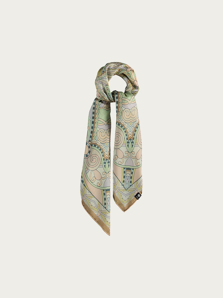 Bandana aus reiner Seide - Paisley Print - beige / OneSize | 624017-170