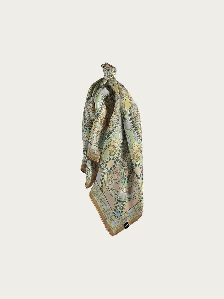 Bandana aus reiner Seide - Paisley Print - beige / OneSize | 624017-170