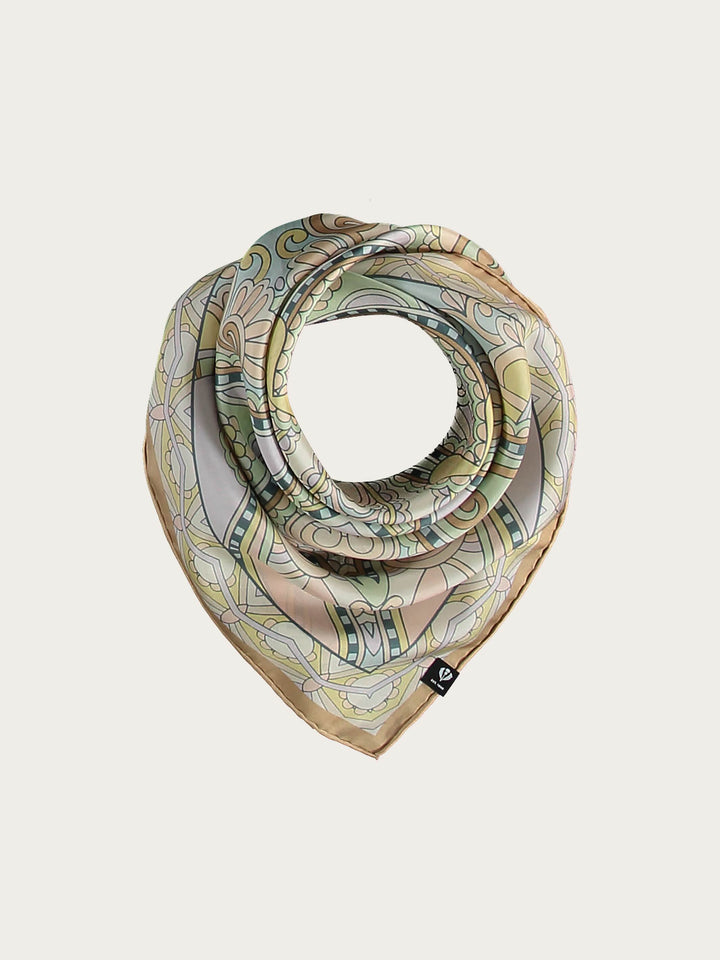 Bandana aus reiner Seide - Paisley Print - beige / OneSize | 624017-170