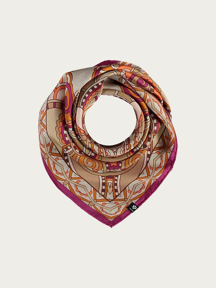 Bandana aus reiner Seide - Paisley Print - fuchsia / OneSize | 624017-470