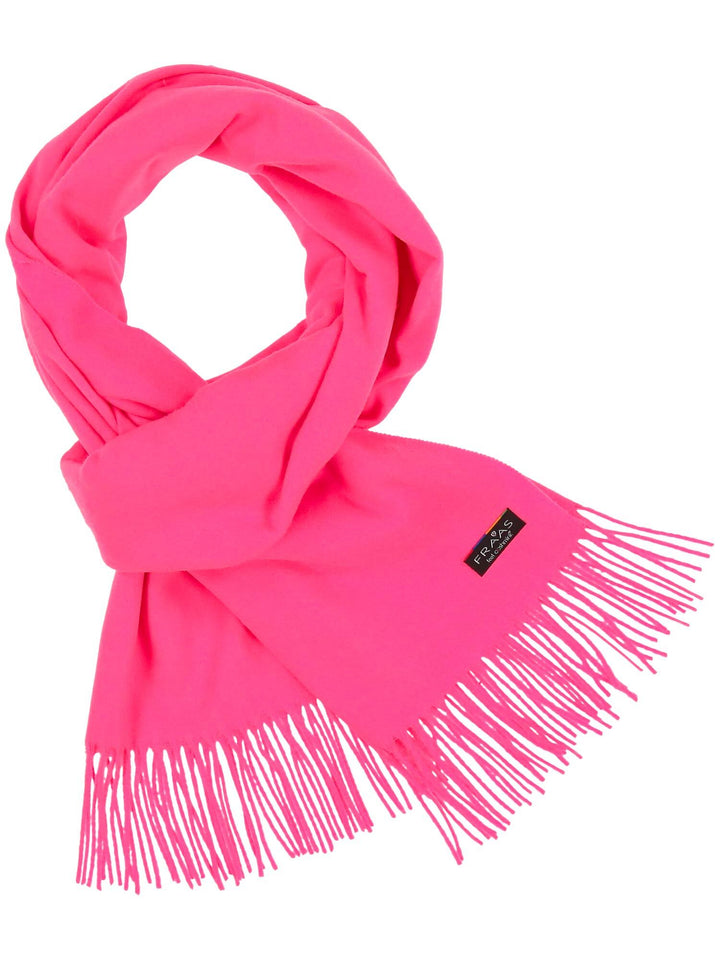 Breiter einfarbiger Cashmink Schal - Made in Germany - neon pink / OneSize | 625029-005