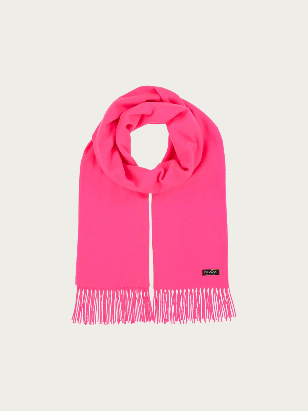 Breiter einfarbiger Cashmink Schal - Made in Germany - neon pink / OneSize | 625029-005