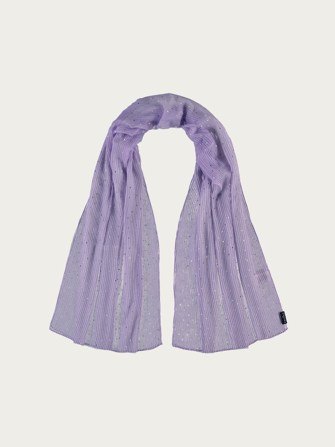 Stola mit Plissee aus reinem Polyester - lavender / OneSize | 625260-460