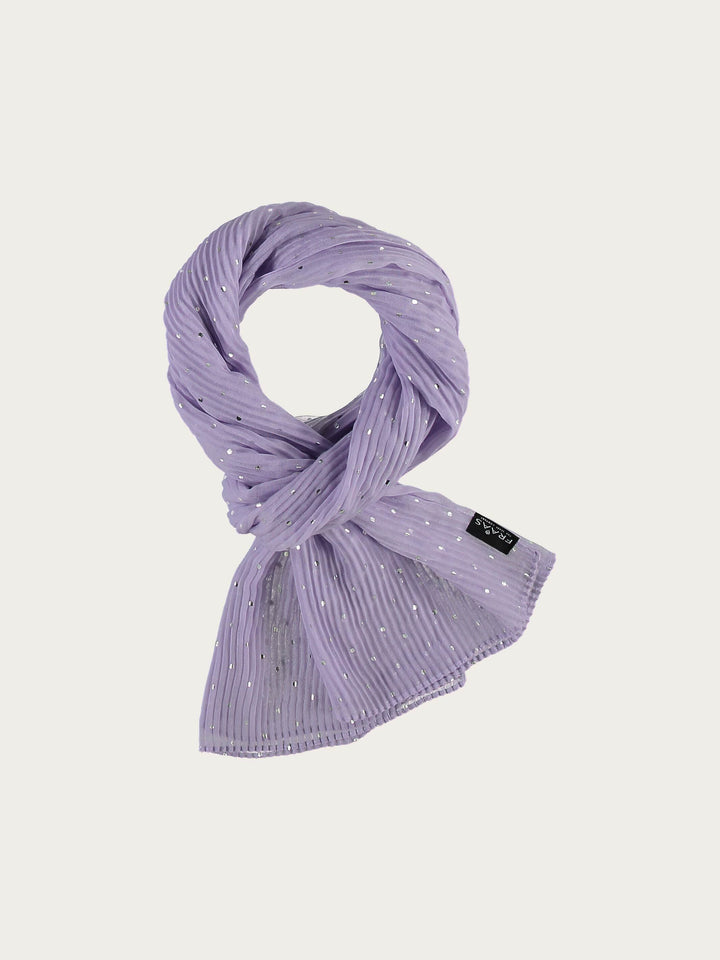 Stola mit Plissee aus reinem Polyester - lavender / OneSize | 625260-460