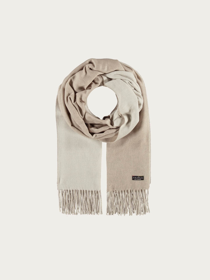 Cashmink-Schal mit unterschiedlich gefärbten Seiten - beige / OneSize | 625284-170