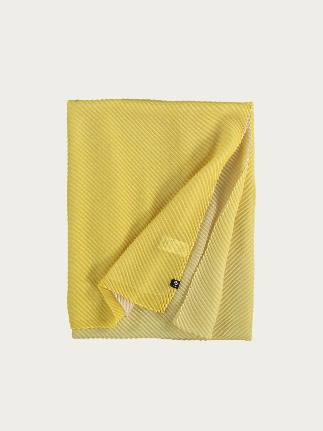 Plissee-Stola mit Ombré-Effekt - lemon / OneSize | 625490-110