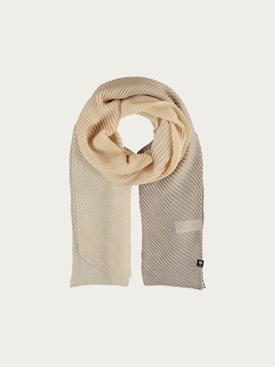 Plissee-Stola mit Ombré-Effekt - beige / OneSize | 625490-170