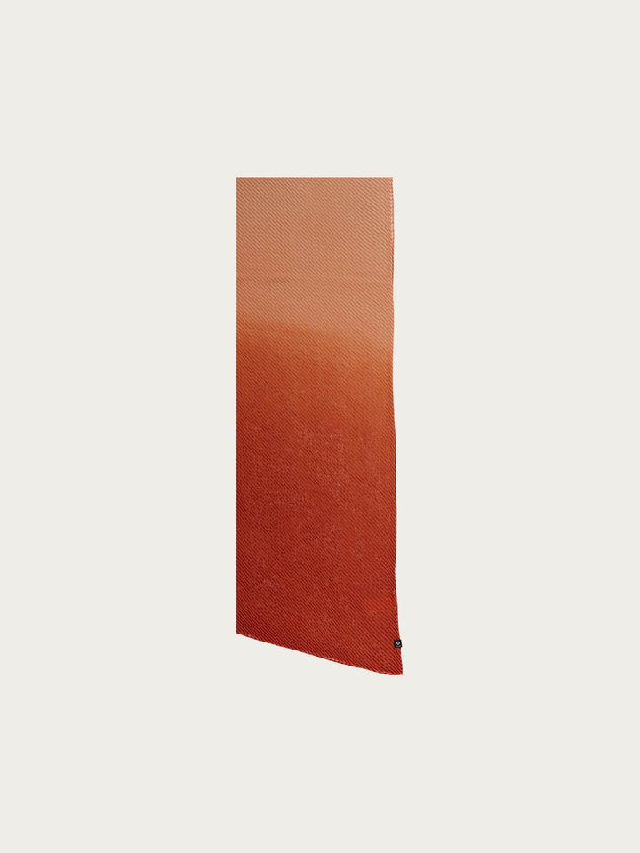 Plissee-Stola mit Ombré-Effekt - terracotta / OneSize | 625490-281