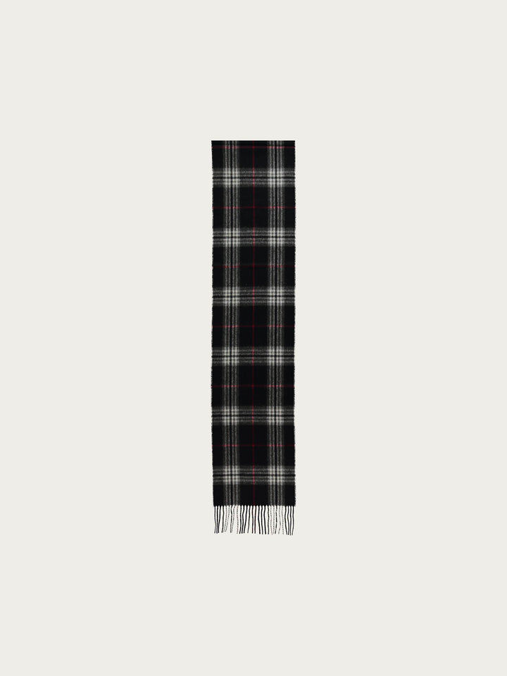 Schal in Kaschmir-/Wollmischung mit FRAAS Plaid Karo - black / OneSize | 627020-990