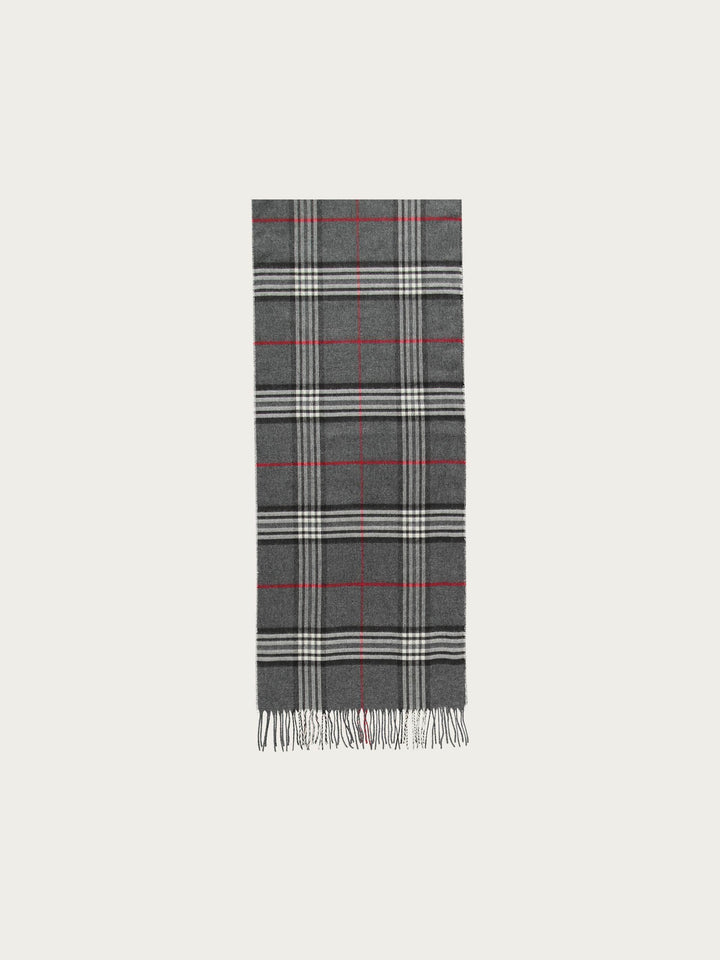 Cashmink-Schal mit FRAAS Plaid Karo - Made in Germany - grey / OneSize | 627056-960