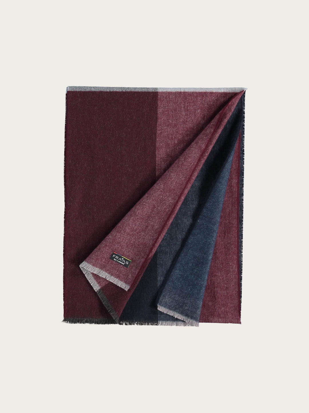 Sustainability Edition - Cashmink-Schal mit Colour Block - Made in Germany - wine / OneSize | 627405-370