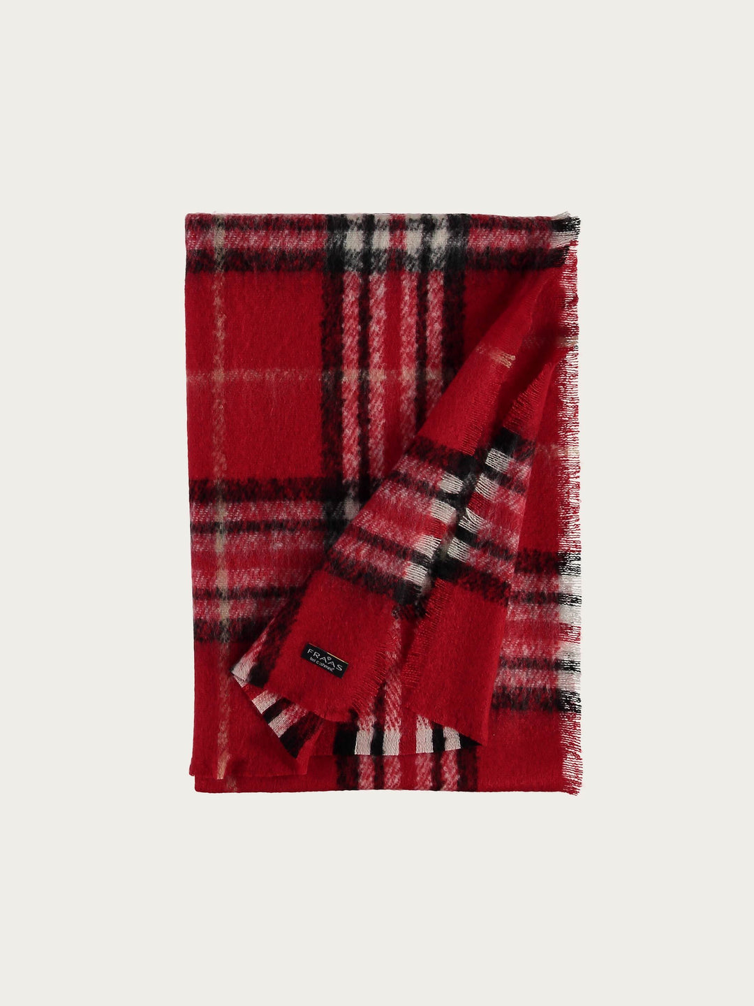 Cashmink-Stola mit FRAAS Plaid Karo - Made in Germany - red / OneSize | 631257-360