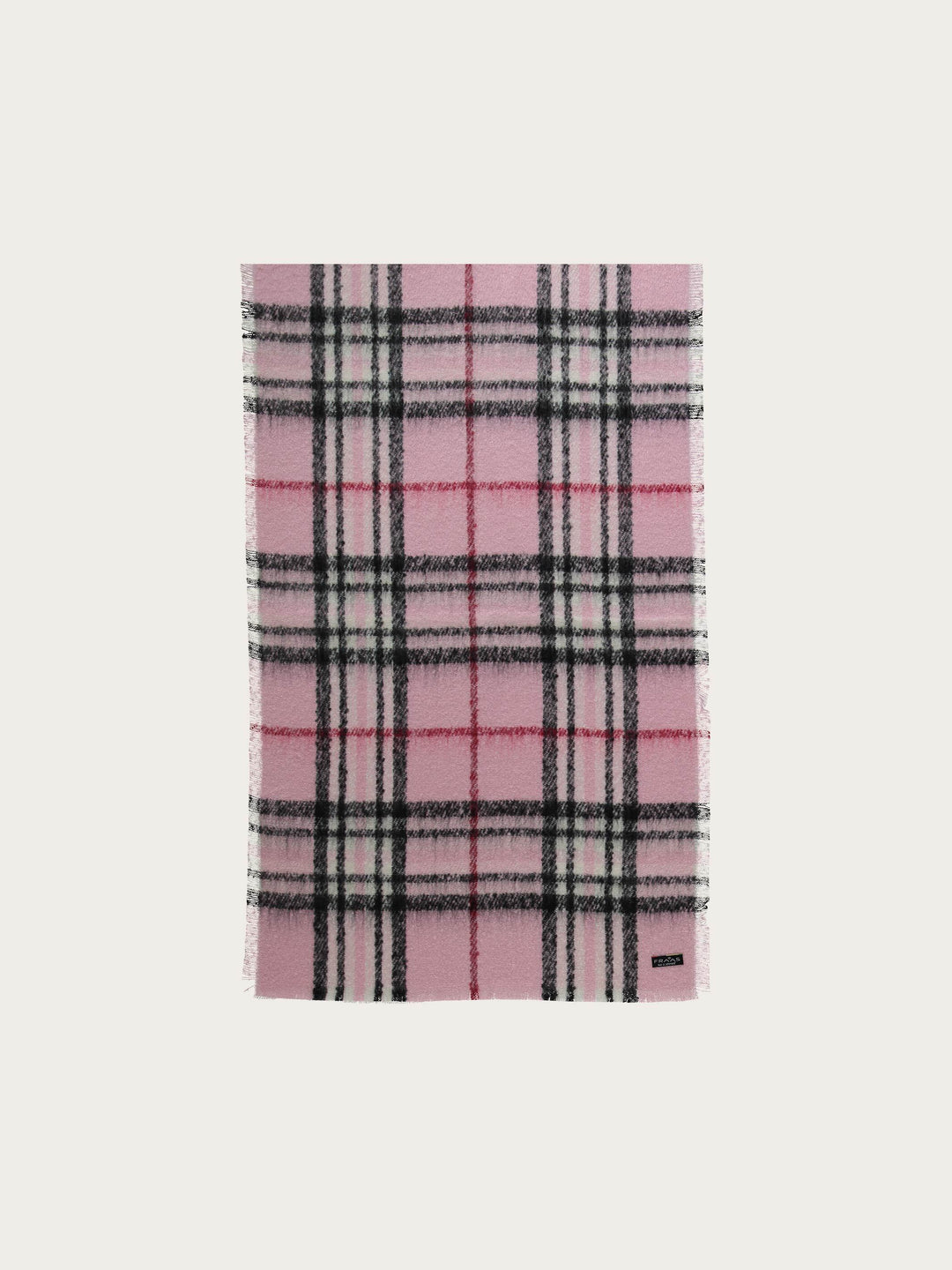 Cashmink-Stola mit FRAAS Plaid Karo - Made in Germany - rose / OneSize | 631257-410