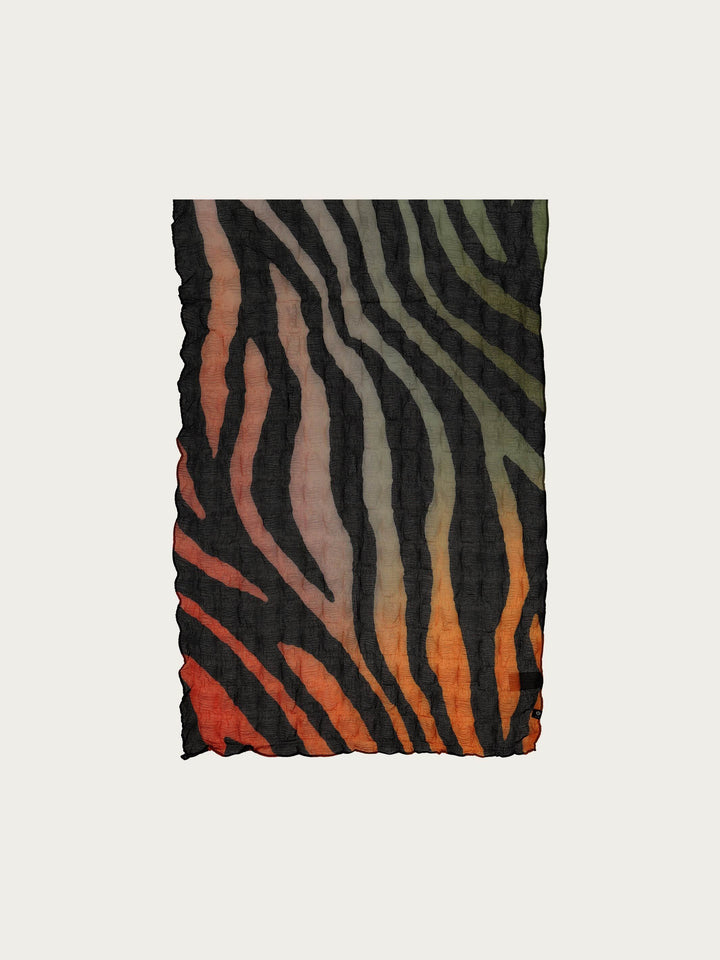 Sustainability Edition - Schal mit Zebra-Design - tangerine / OneSize | 640008-265