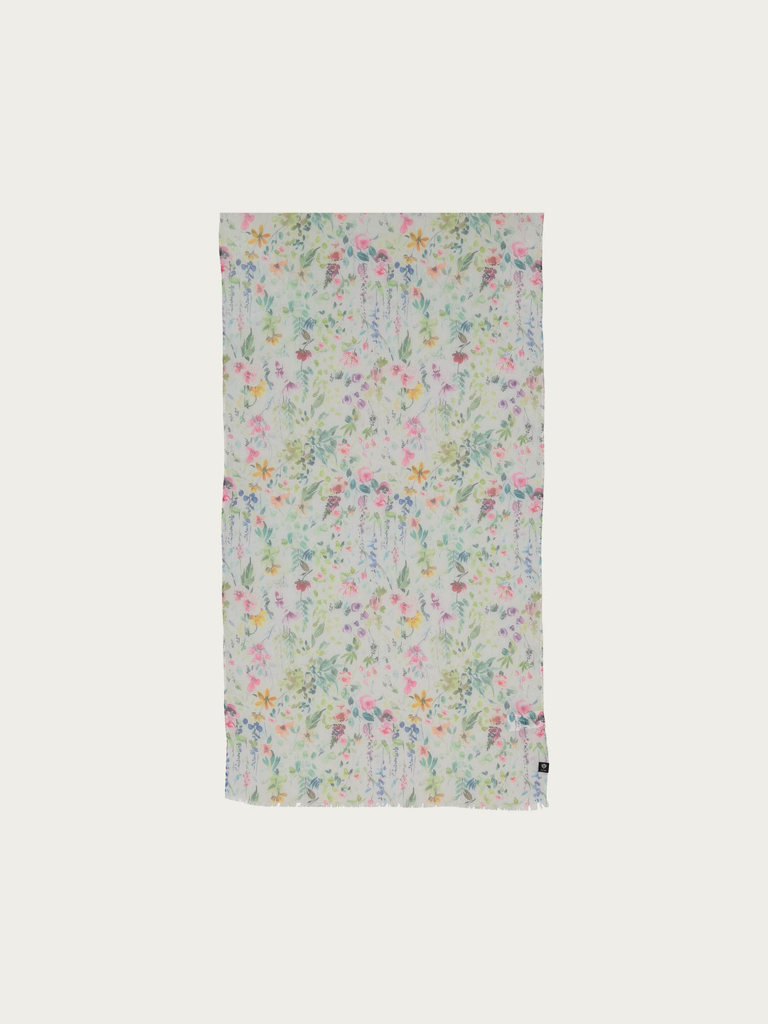 Sustainability Edition - Schal mit zartem Blumen-Design - pure white / OneSize | 640016-012