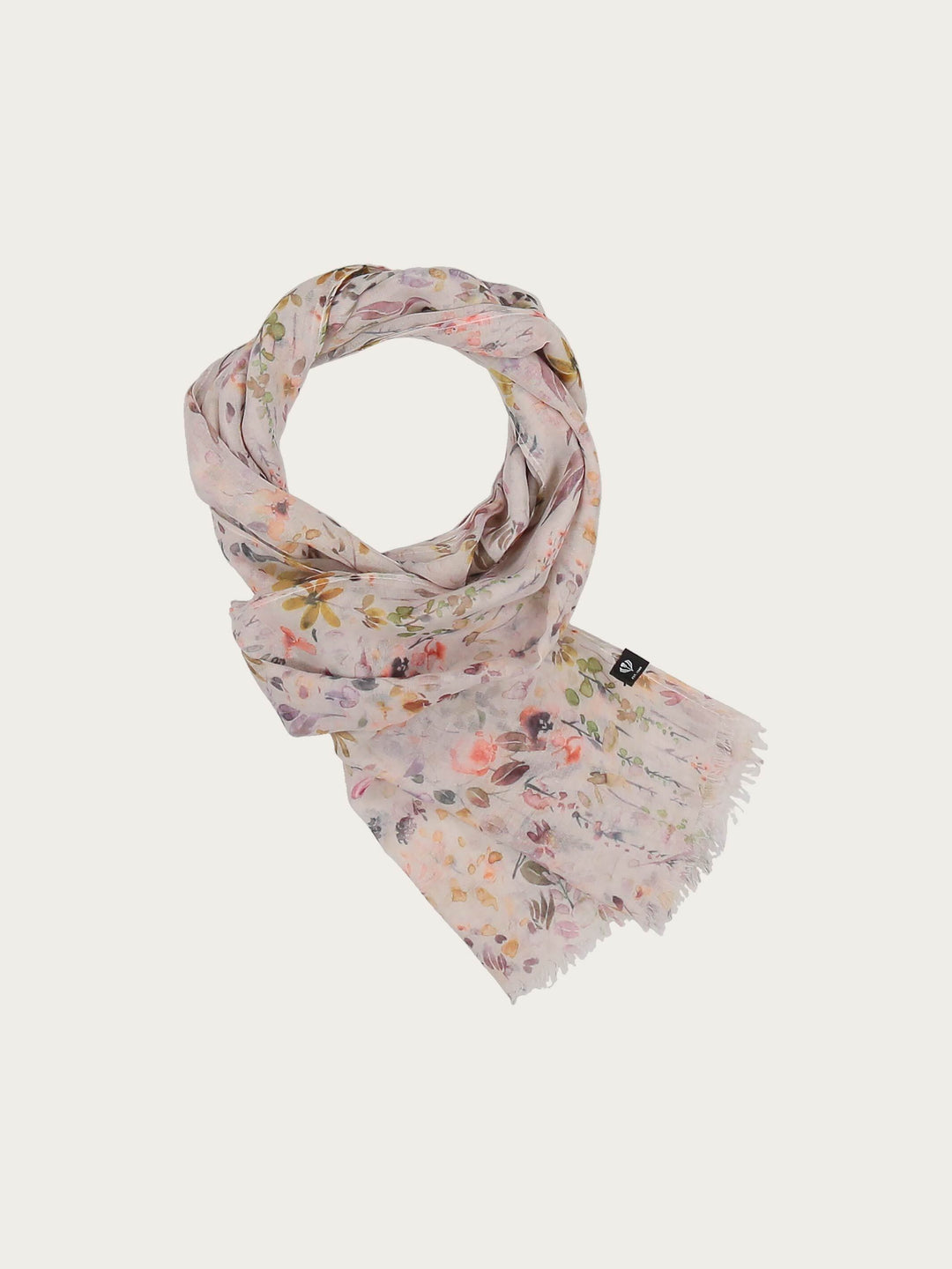 Sustainability Edition - Schal mit zartem Blumen-Design - pale peach / OneSize | 640016-211