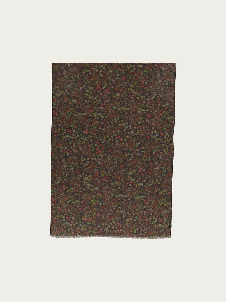 Sustainability Edition - Schal mit Blümchen-Design - brownie / OneSize | 640020-872