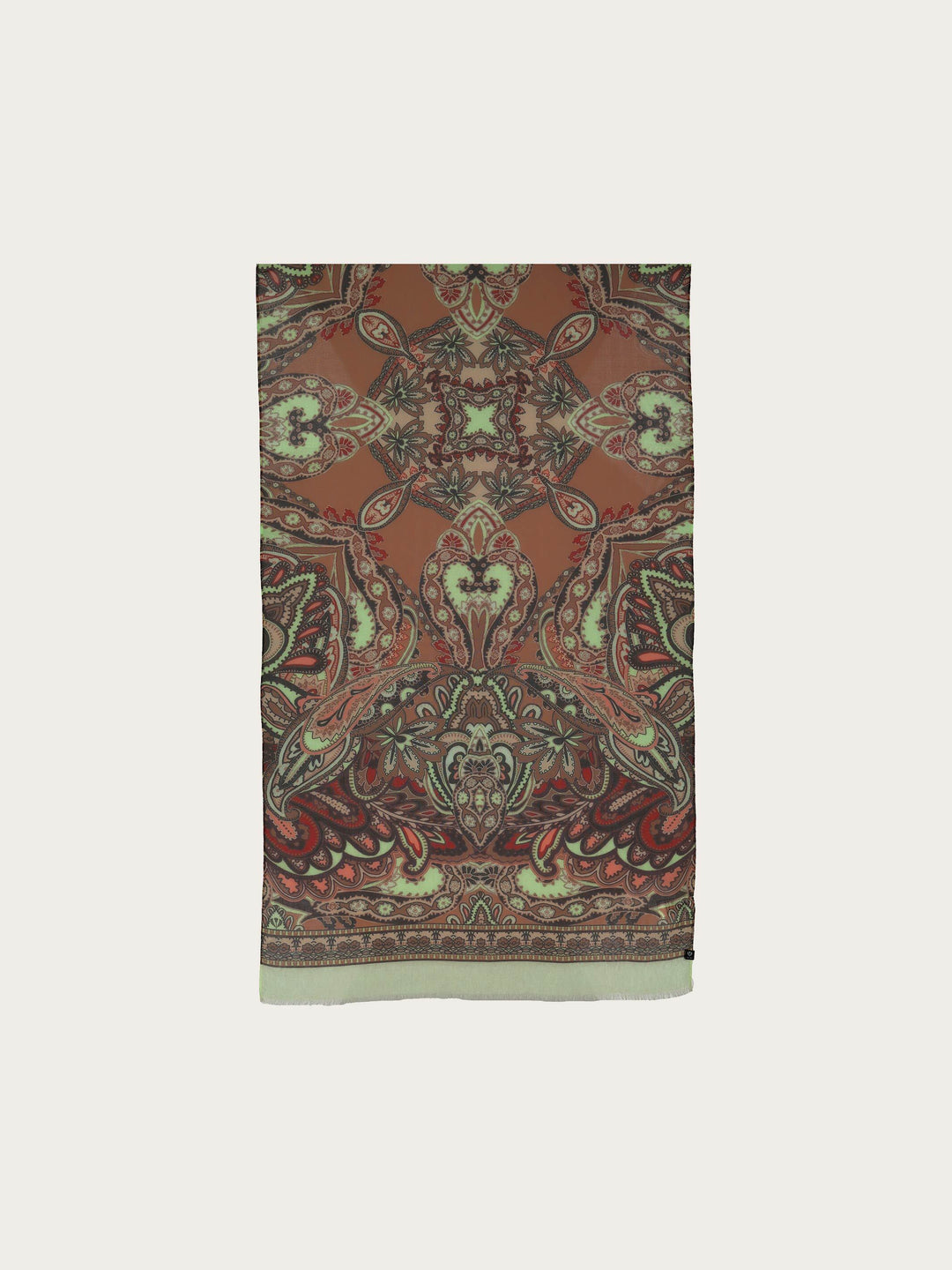 Sustainability Edition - Schal mit Paisley-Design - misty jade / OneSize | 640024-705