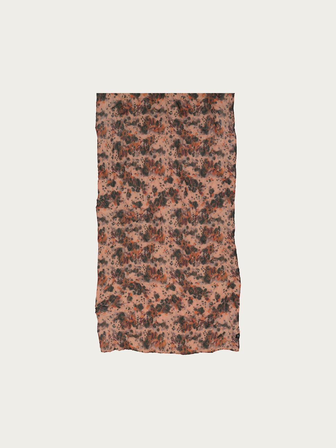 Sustainability Edition - Krepp-Schal mit Animal-Print - apricot / OneSize | 640029-240