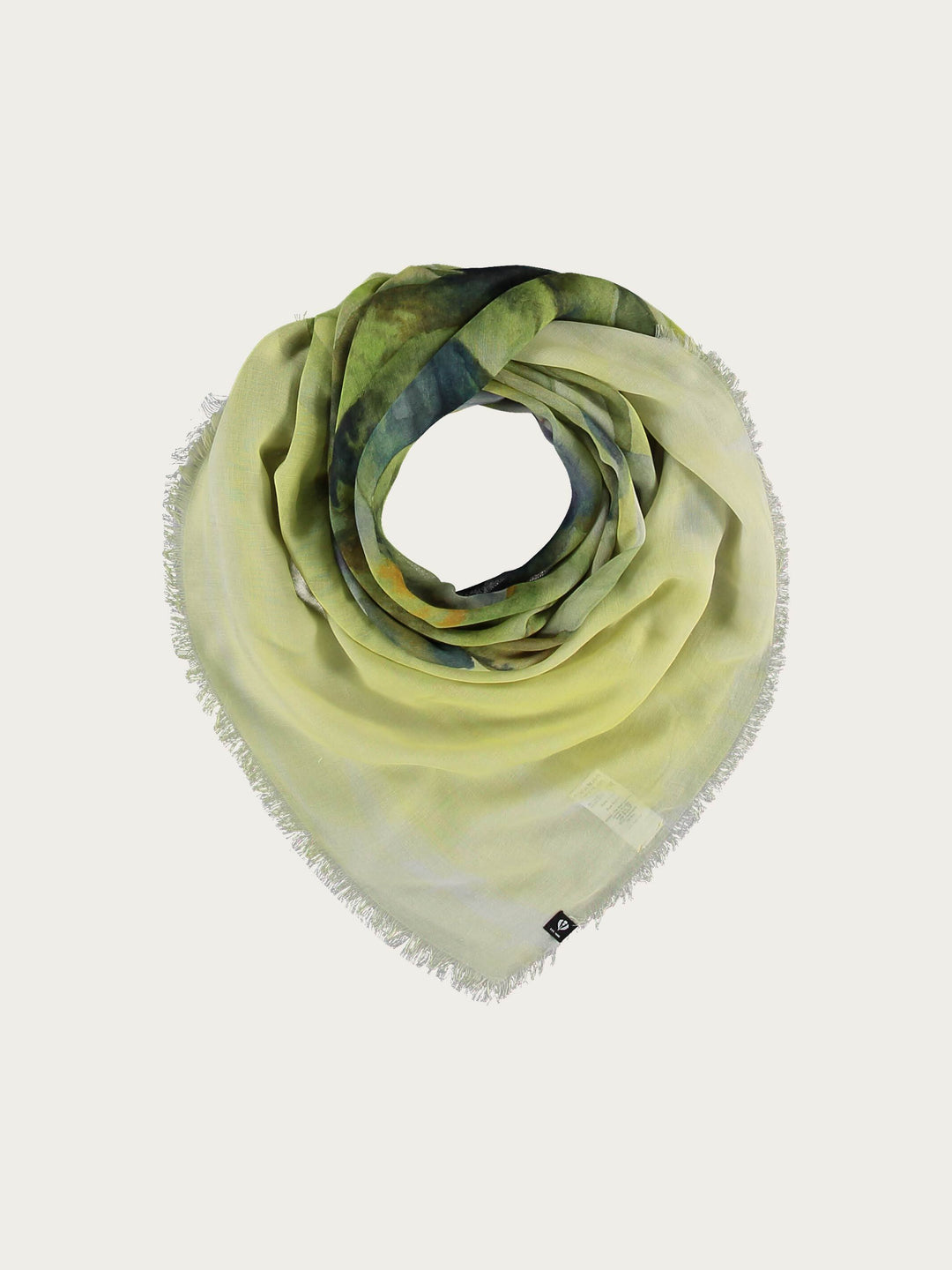 Sustainability Edition - Tuch mit Artischocken-Aquarell - organic green / OneSize | 640045-703