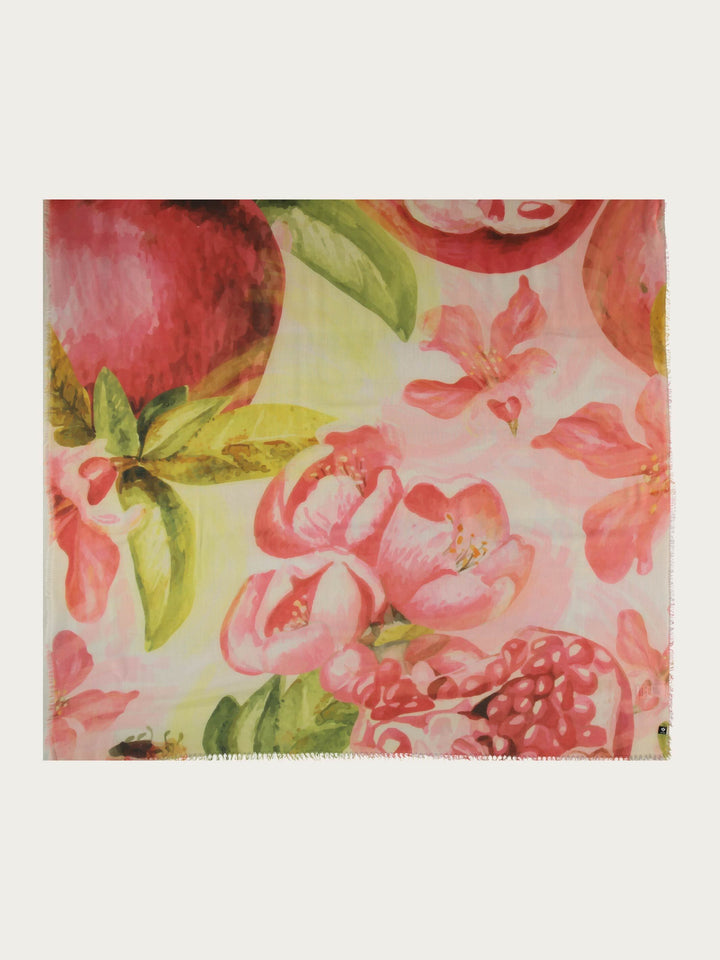 Sustainability Edition - Tuch mit Granatapfel-Aquarell - desert flower / OneSize | 640046-236