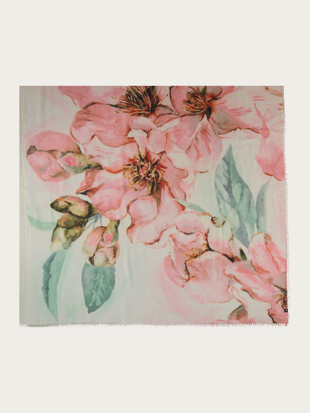 Sustainability Edition - Tuch mit Mandelblüten-Aquarell - blossom / OneSize | 640047-412