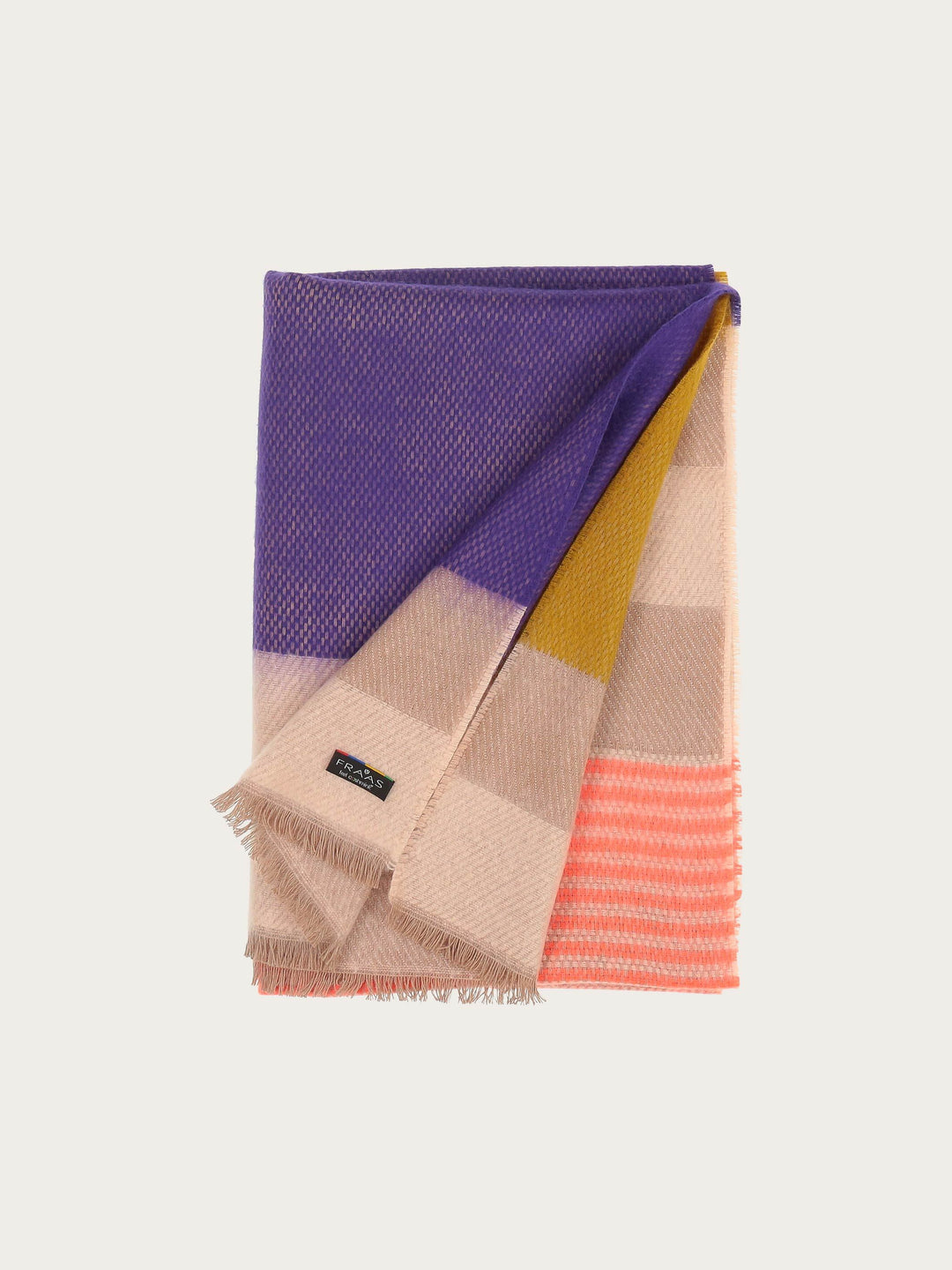 Sustainability Edition - Cashmink-Schal mit Colour Block Design - pale peach / OneSize | 643013-211