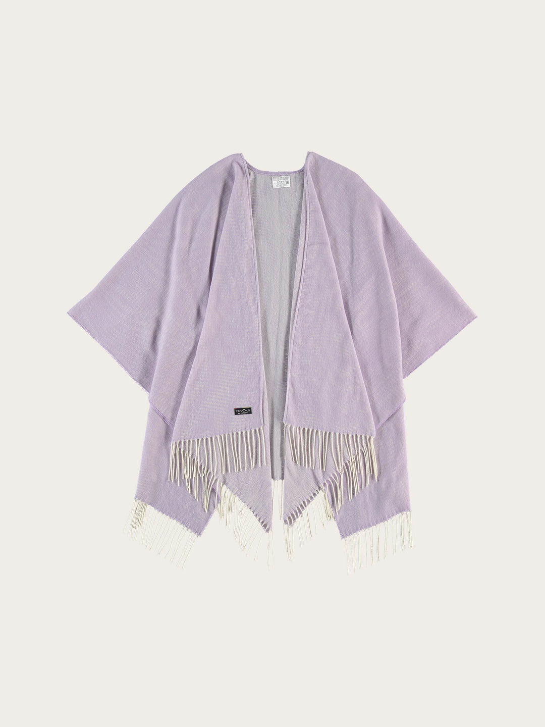 Sustainability Edition - Einfarbiger Poncho - Made in Germany - lavender / OneSize | 644009-460