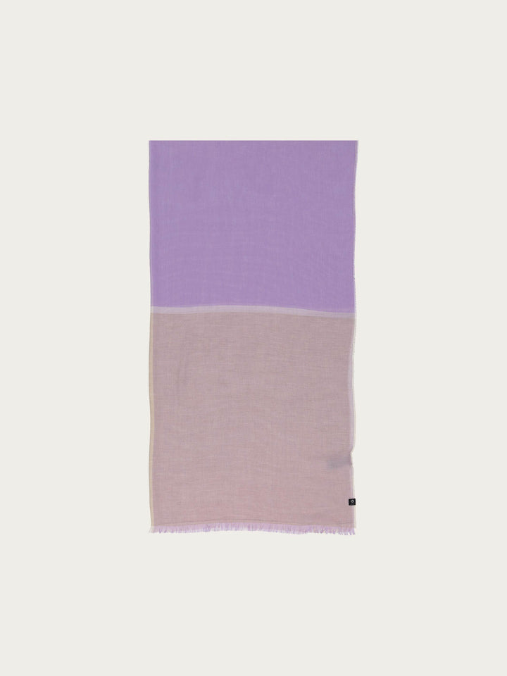 Viskose-Stola mit Colour Blocks - Made in Germany - lavender / OneSize | 645107-460