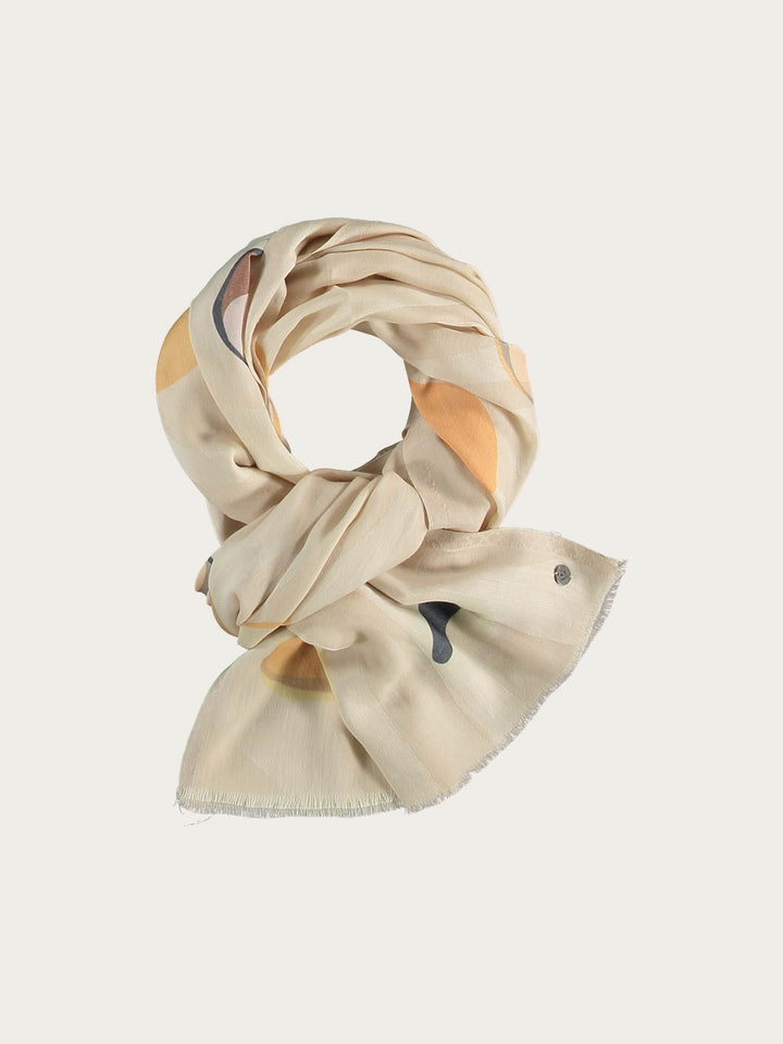 Sustainability Edition - FRAAS Stola mit buntem Kieselstein-Design - mother of pearl / OneSize | 646005-070