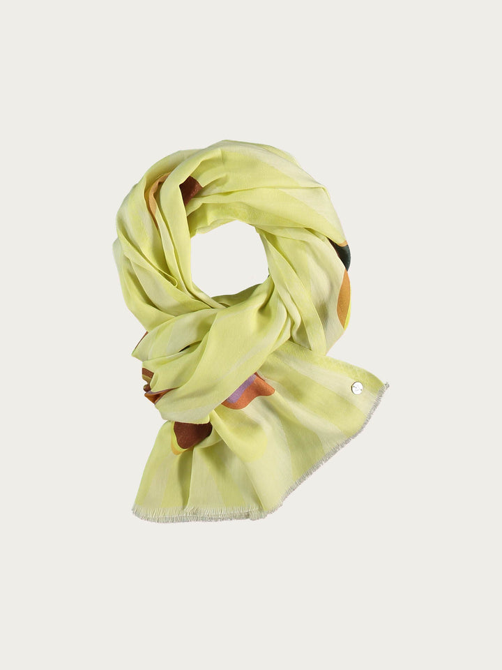 Sustainability Edition - FRAAS Stola mit buntem Kieselstein-Design - salad green / OneSize | 646005-724