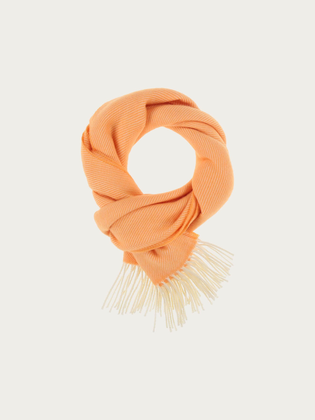 Sustainability Edition - Wollschal mit Fischgrät-Muster - tangerine / OneSize | 648003-265