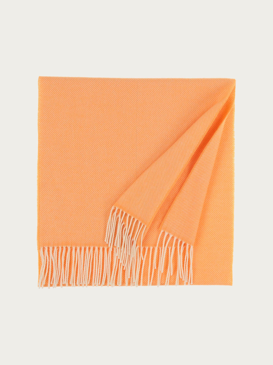 Sustainability Edition - Wollschal mit Fischgrät-Muster - tangerine / OneSize | 648003-265